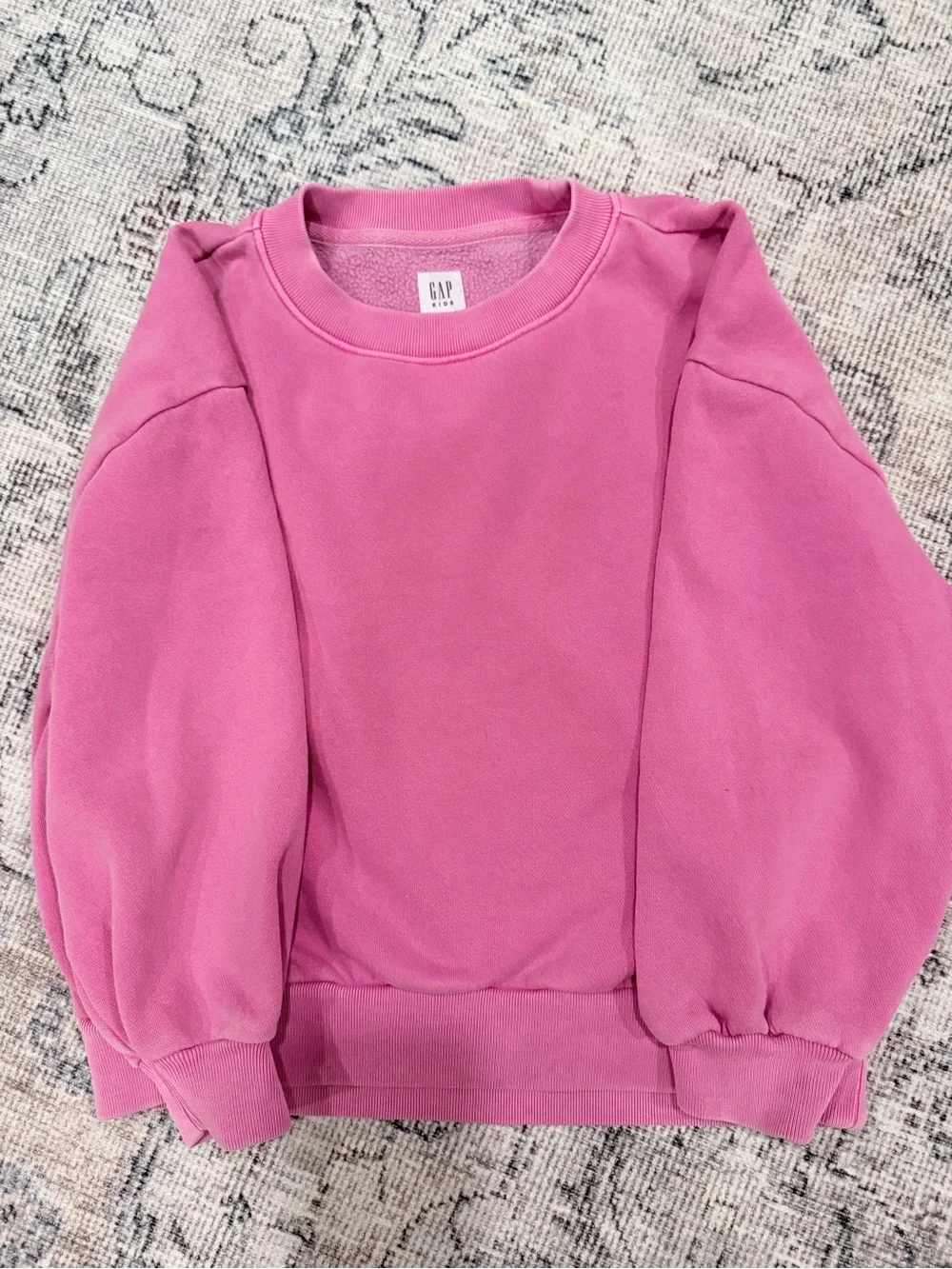 GAP Girls Bright Pink Crewneck Sweatshirt